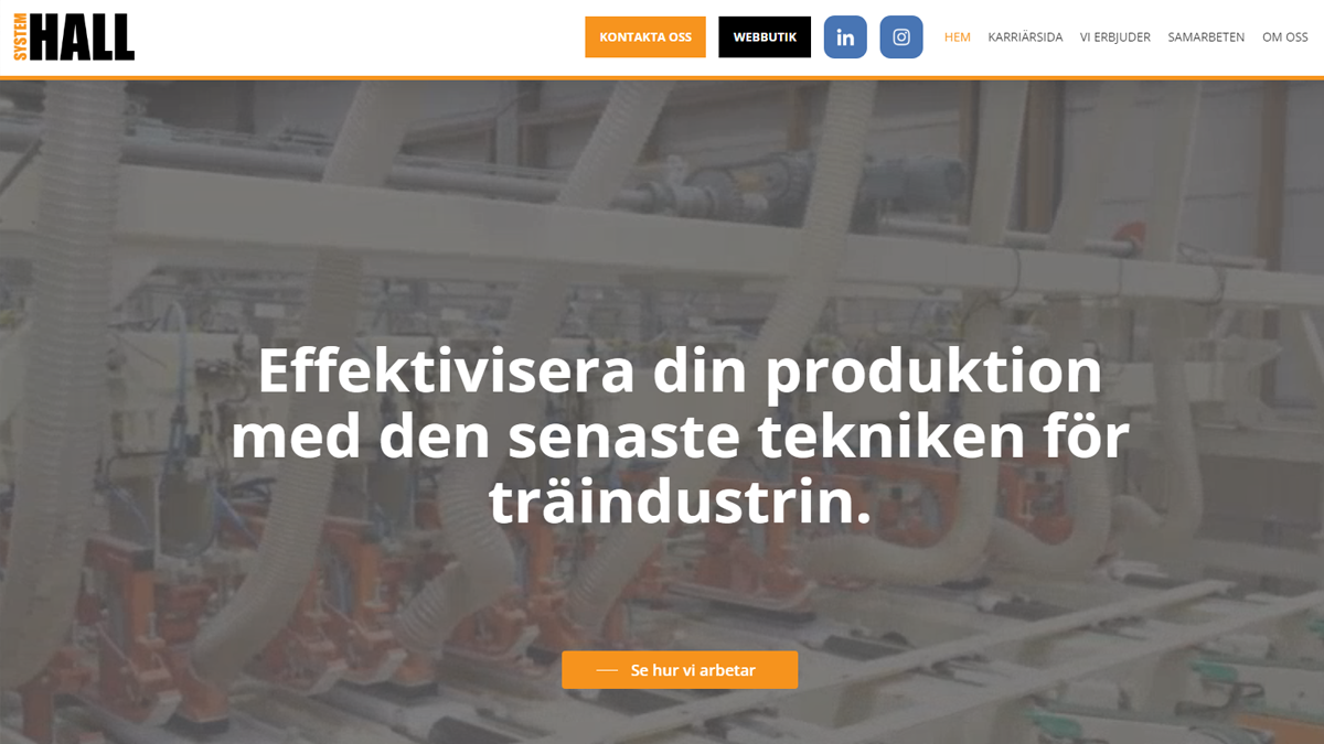 System Hall AB logotyp
